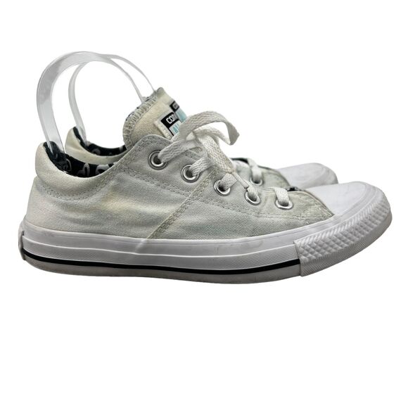 Converse Shoes Womens 6 White Canvas CTAS Madison Ox Skateboarding Sneakers - Picture 1 of 14